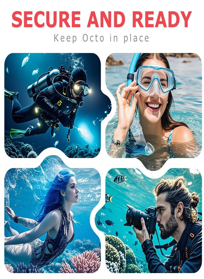 حامل أخطبوط الغوص من OVOVFANY، عبوة من قطعتين، مزود بمشبك دوار 360 درجة - Image 4