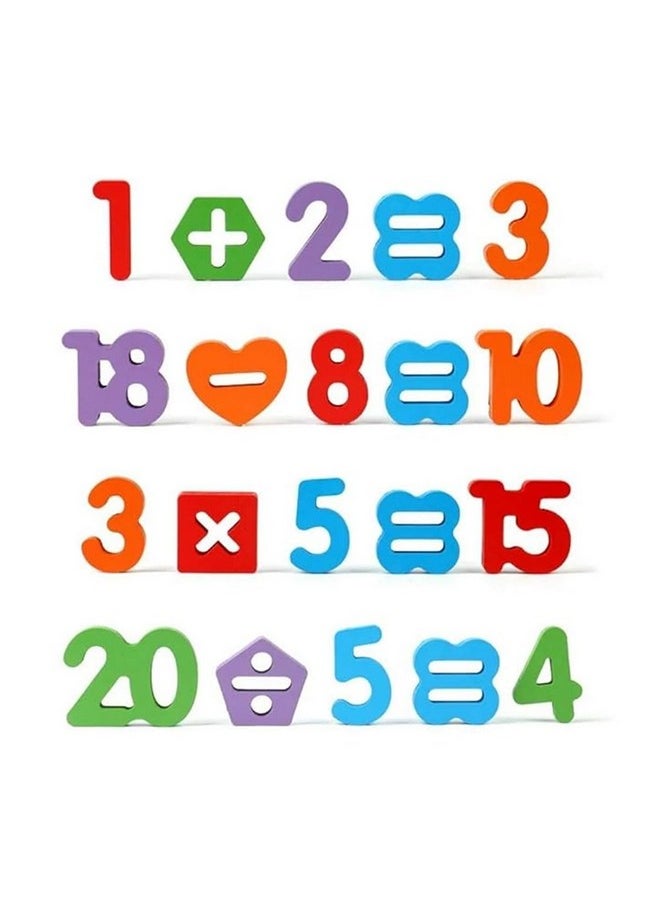 Smoneo - Smoneo Wooden Number Puzzles, Numerical Puzzle Board for Toddlers 3-5 Years Old, Preschool Boys & Girls Educational Learning Counting Mathematical Toys - Image 1