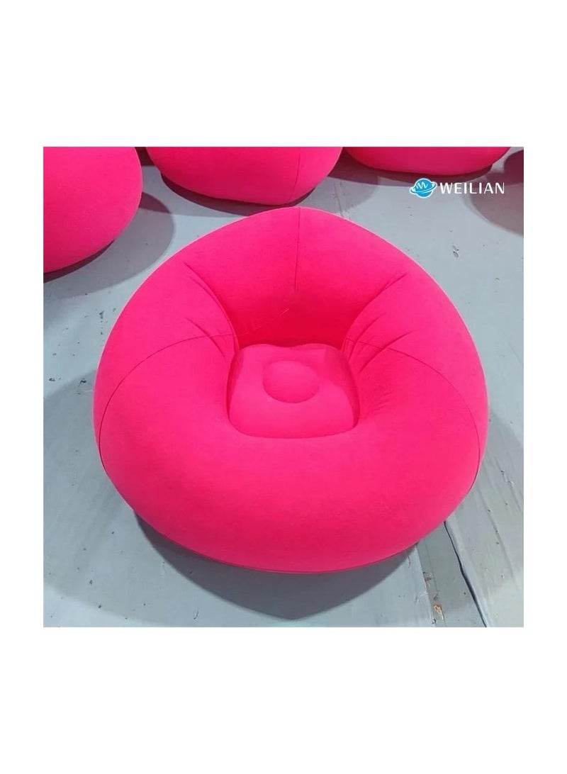 Generic Bean Bag Chair Enjoy comfortable seating and supports that smoothly support your body Available in pink color TR - Image 1