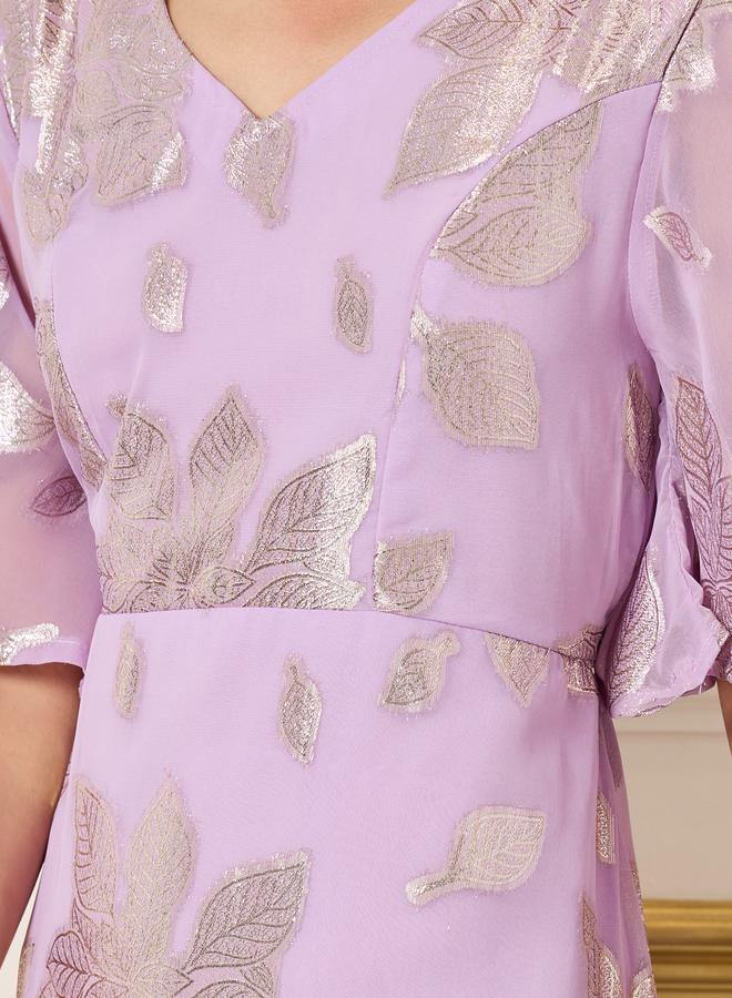 Styli Floral Chiffon Dress  - Image 3