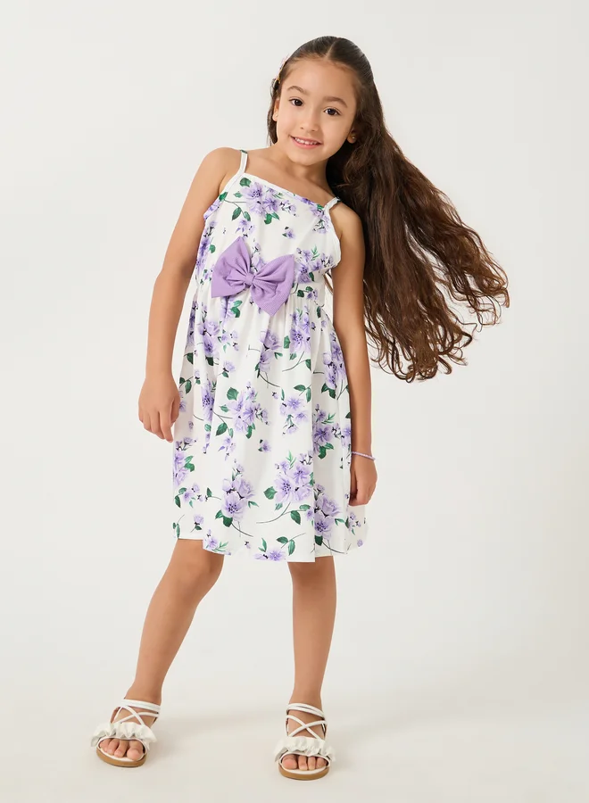 Styli Floral Print Dress
