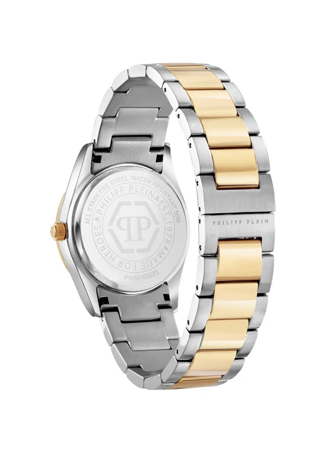 Philipp Plein Plein Icon Chain Stainless Steel Bracelet Analog Watch for Women, 39mm