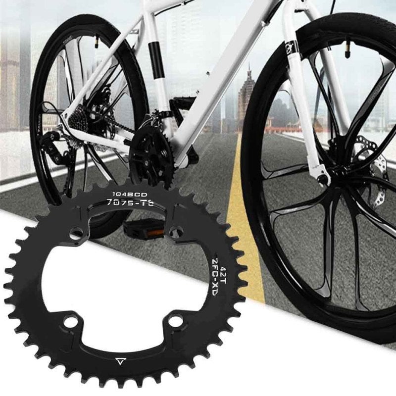 سنايل حلقة سلسلة BCD 104MM 42T ضيقة-عريضة مفردة لذراع كرانك SHIMANO للدراجة الهوائية AM/XC - Image 5