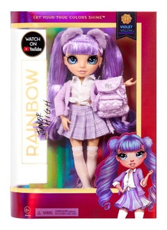 RAINBOW HIGH - Junior High Fashion Doll - Violet Willow (Purple)