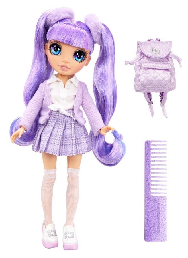 RAINBOW HIGH - RAINBOW HIGH - Junior High Fashion Doll - Violet Willow (Purple) - Image 1