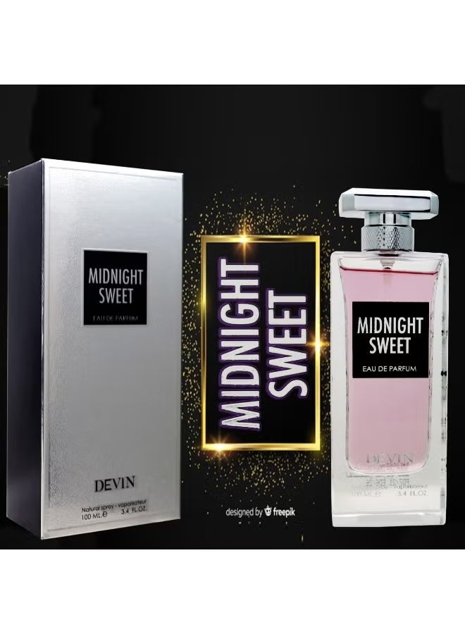 Midnight An oriental feminine fragrance that combines luxury and attraction, designed for special nights and quiet moments. 100 ml - Image 2