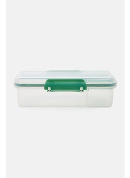 COOK WITH COLOR Plastic Snack And Dip Container, Sage Green  - Image 1