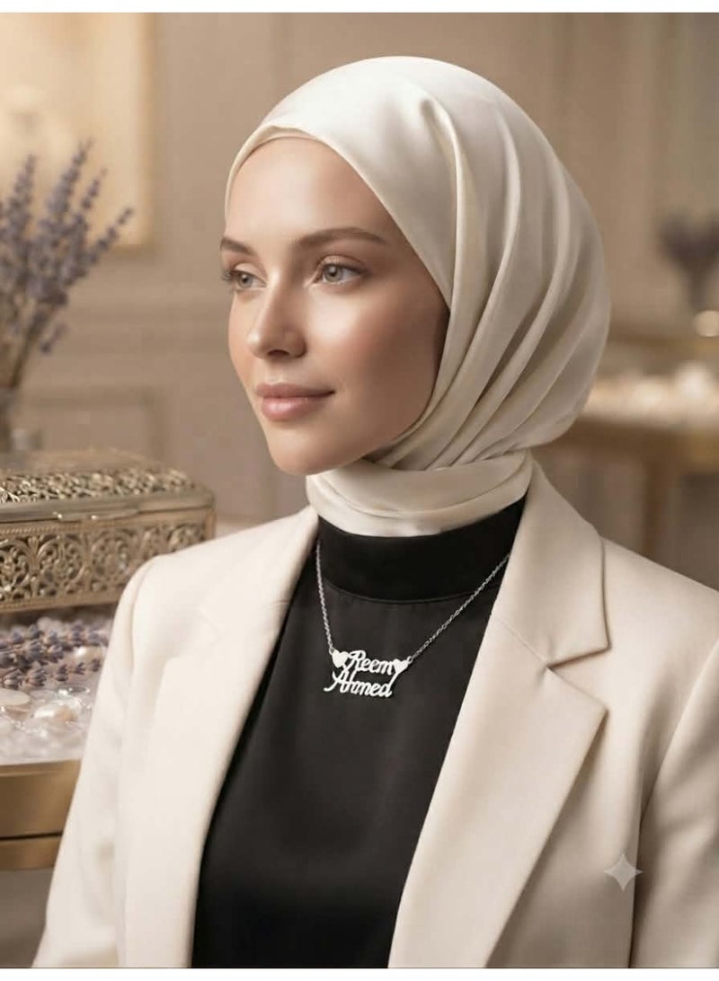 سلسلة قلادة فاخر من الفضة عيار 925 مختومة مصنوعة بدقة وعناية فائقة - Image 5