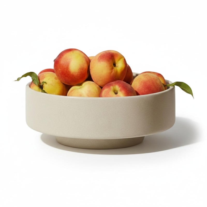 ADAPTIC GROUP Fruit Bowl Decorative Centerpiece â€“ Large Modern Resin Pedestal Bowl for Kitchen Counter, Dining Table & Home Decor - Image 1