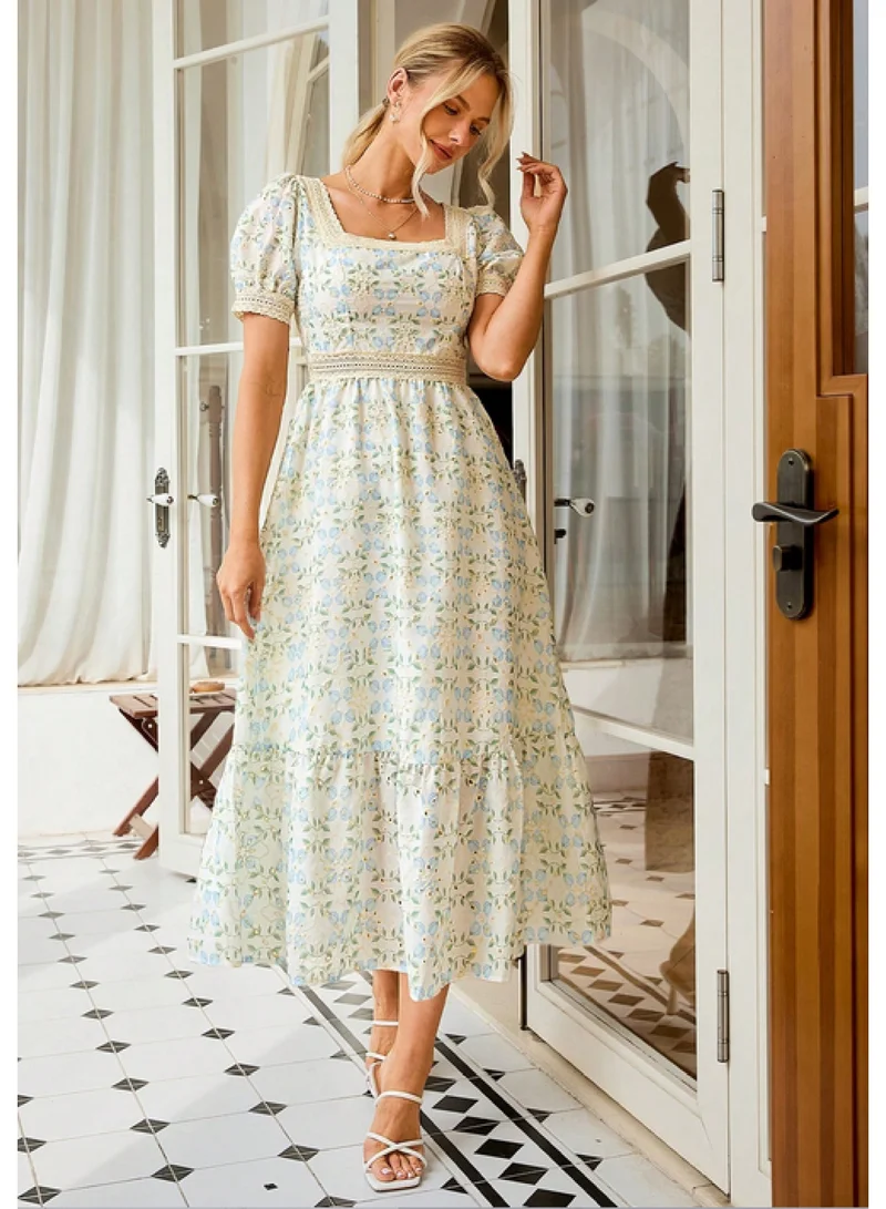 SIMPLEE Women's Summer Elegant DressLight & Comfortable Lightweight Cotton Blend Perfect for Outings