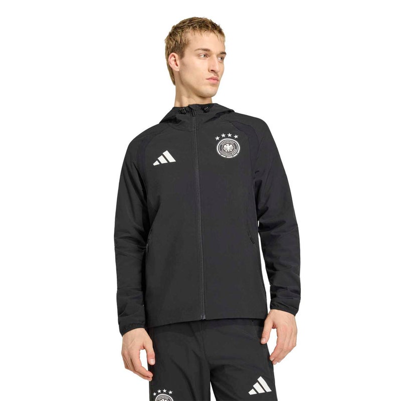 Adidas Germany Tiro Travel Full Zip Windbreaker - Image 2