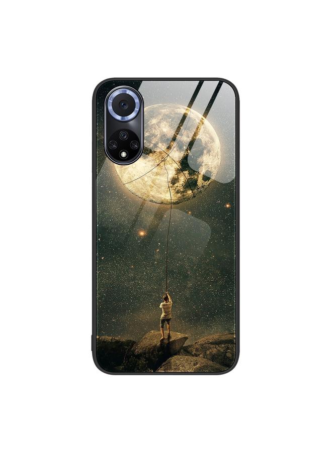 S-TOP Case For Huawei nova 9 Colorful Painted Glass Phone Case - Image 1