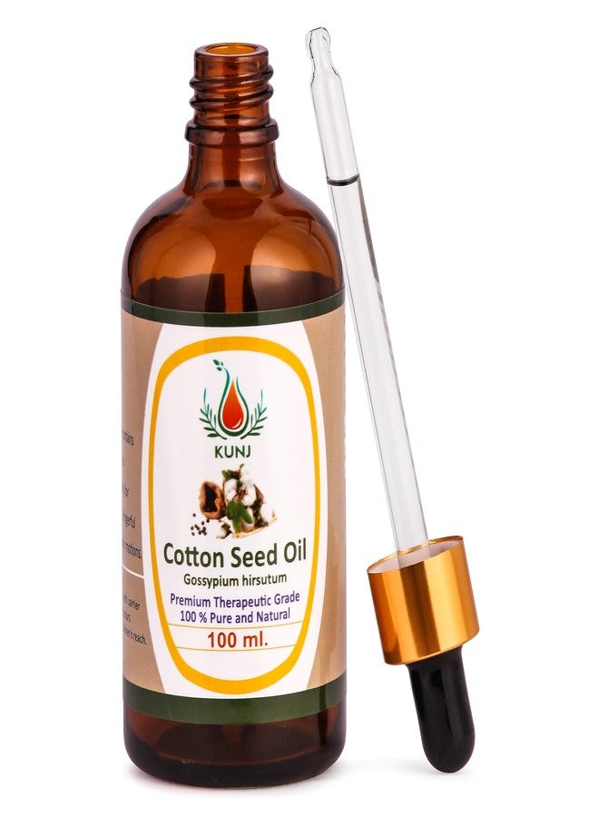 KUNJ Cottonseed oil 100% Pure & Natural Undiluted Therapeutic Grade. Cold Pressed. 100ML - Image 5
