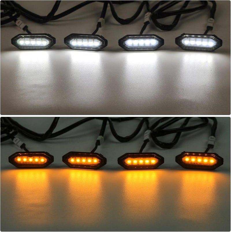 PKEDUO LED Front Grille Light White/Amber for Suzuki Jimny JB64 JB74 (2019-2023) - Image 3