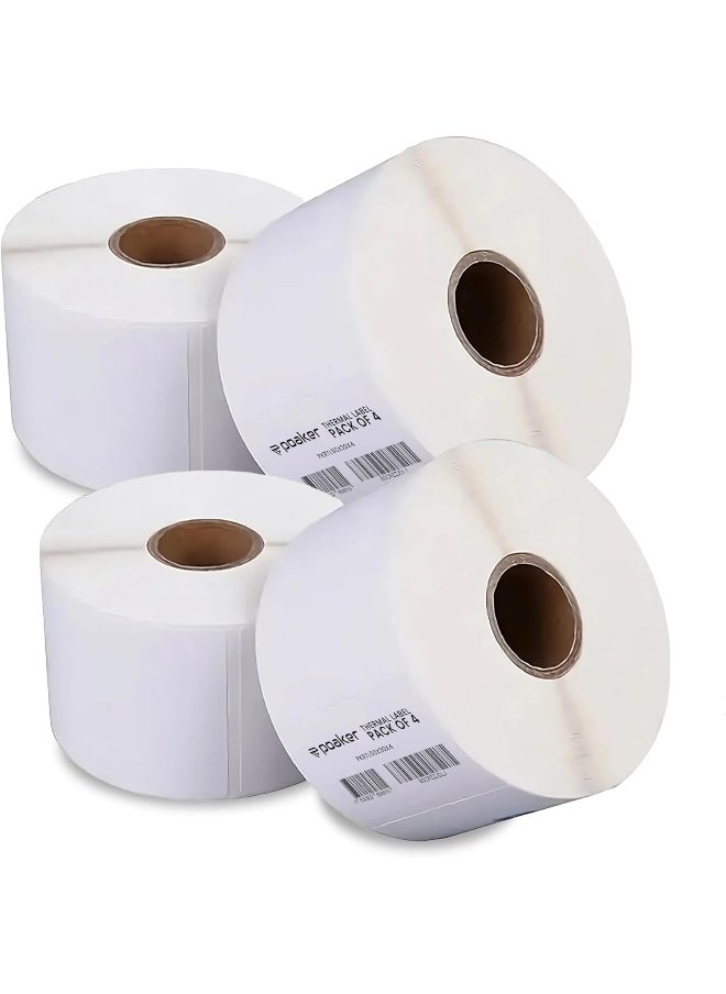 Poaker Direct Thermal Multipurpose Labels 50x30mm, Adhesive Scratch Proof Compatible with Zebra Rollo&Multi Label Printers for SKU ASIN barcode Labeling  - Image 1