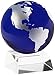 Amlong Crystal Amlong Crystal 3 Inch Blue Globe with 2 Inch Crystal Stand and Gift Box  - Image 2
