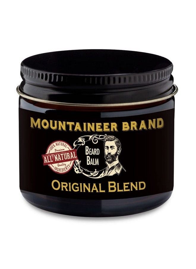 mountaineer brand - Beard Balm For Men All Natural Leavein Conditioner To Moisturize Dry Itchy Skin Beard Butter Hydrates Softens And Tames Flyaway Hair Adds Shine Original Blend Scent 2Oz. - Image 1
