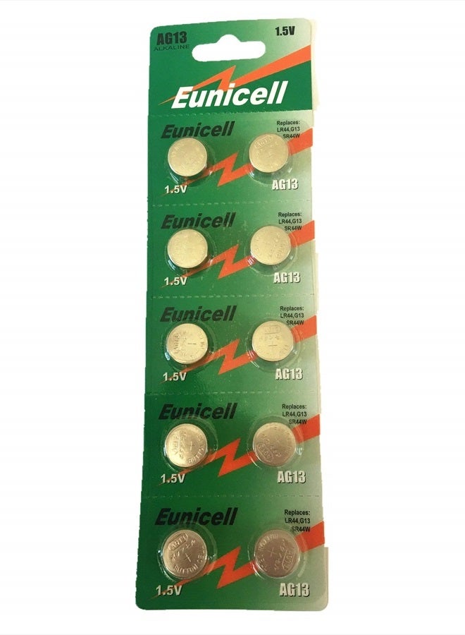 10 Pack of LR44/AG13/357 Laser Pointer Batteries