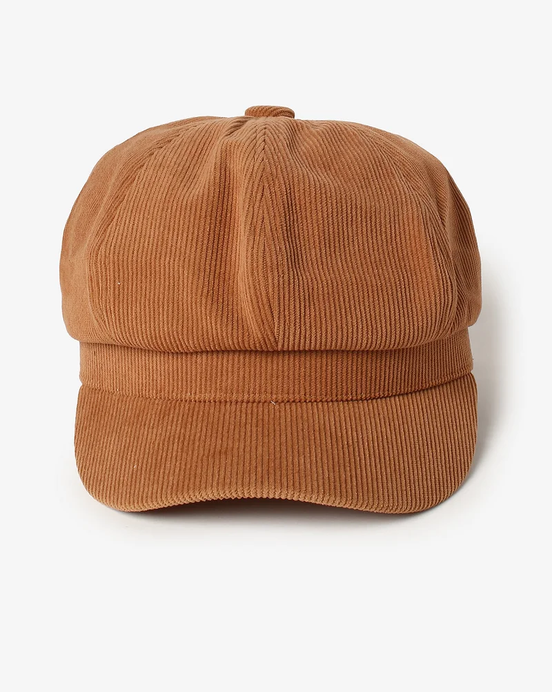 Haute Sauce  Solid Brown Vintage Breton Cap for Women | Best Price UAE
