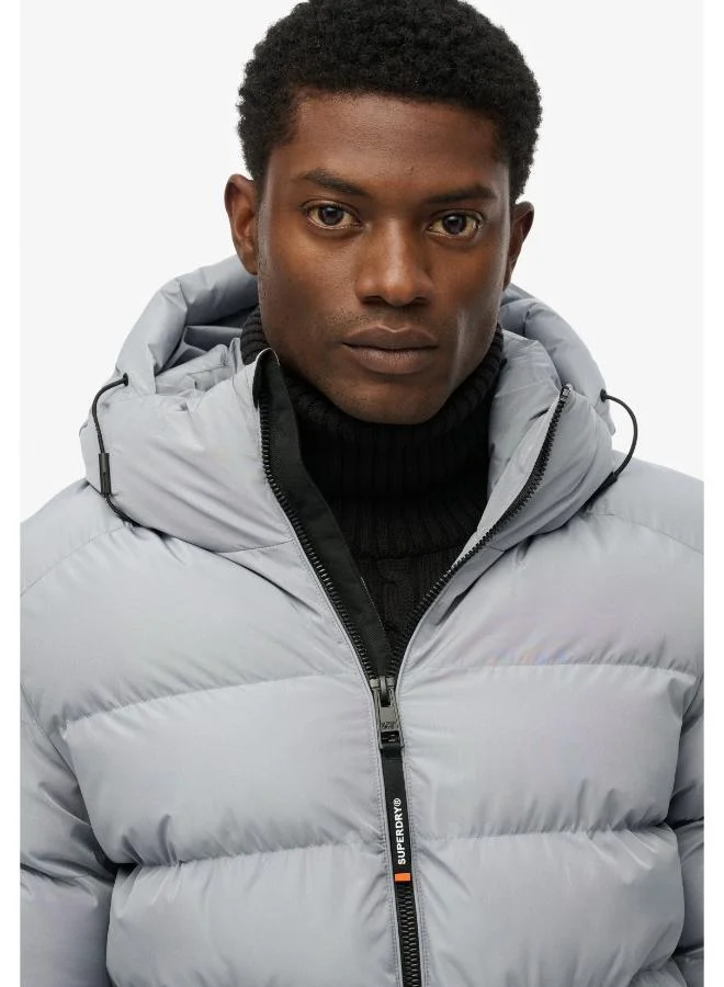 سوبر دراي جاكيت رياضي مبطن بغطاء رأس