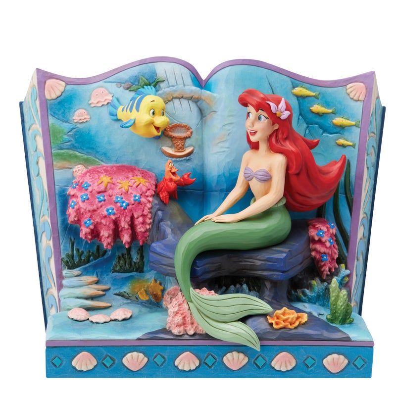 Enesco Disney Traditions by Jim Shore The Little Mermaid Storybook Figurine 625 Inch Multicolor