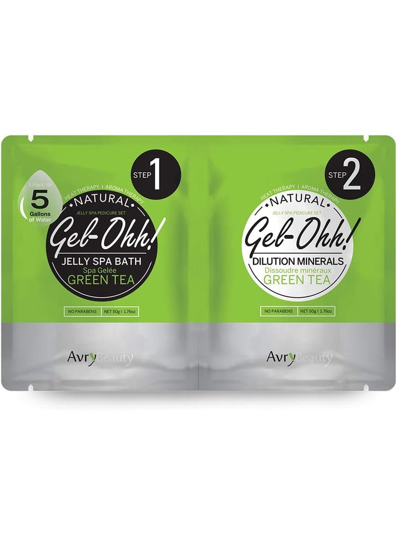 AvryBeauty - Gel-Ohh Jelly Spa - Green Tea, 1 ct, 1.76 Ounce (Pack of 2) - Image 1