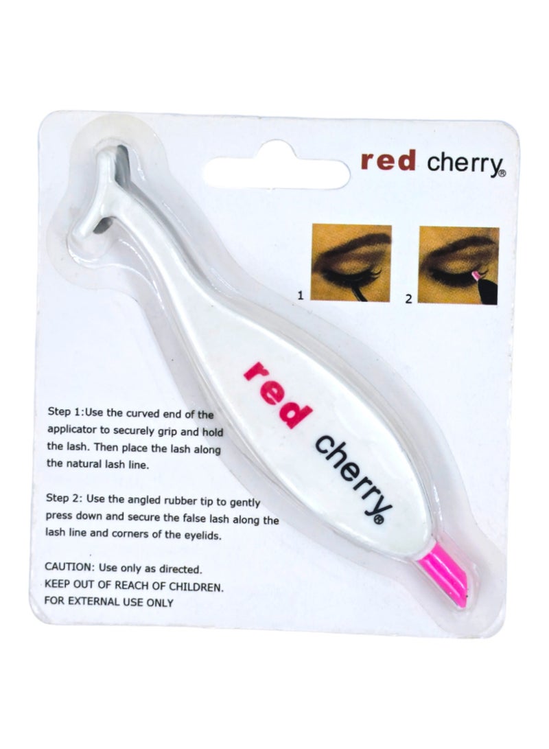 Red Cherry Eyelash Tweezers Black color.