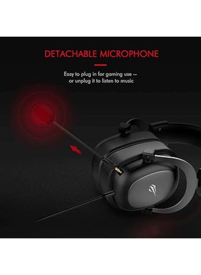 Havit Wired Stereo Gaming Headphones with Auxiliary Jack Input 3.5mm for PS4 HV-H2002D - Image 3