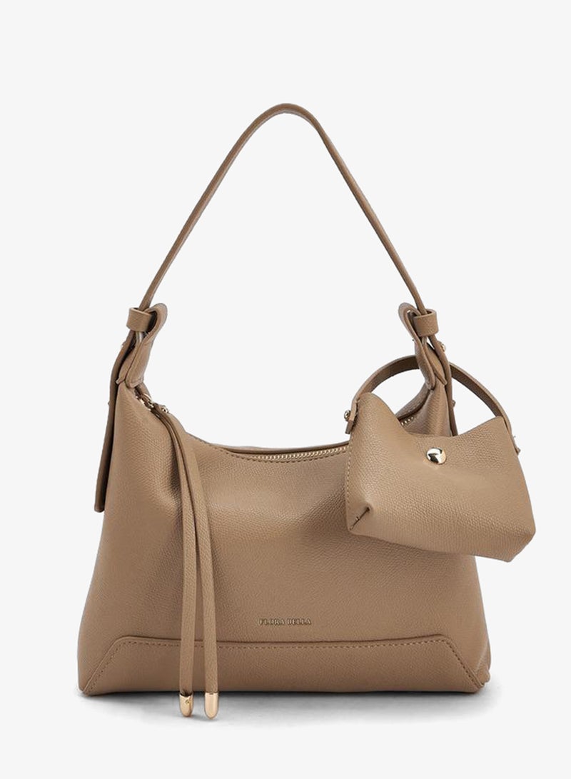 Flora Bella By Shoexpress FLORA BELLA SHOULDER BAG WITH HANGING BAG CHARM - Image 1