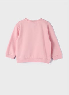 LC WAIKIKI Crew Neck Printed Long Sleeve Girl Sweatshirt  - Image 2