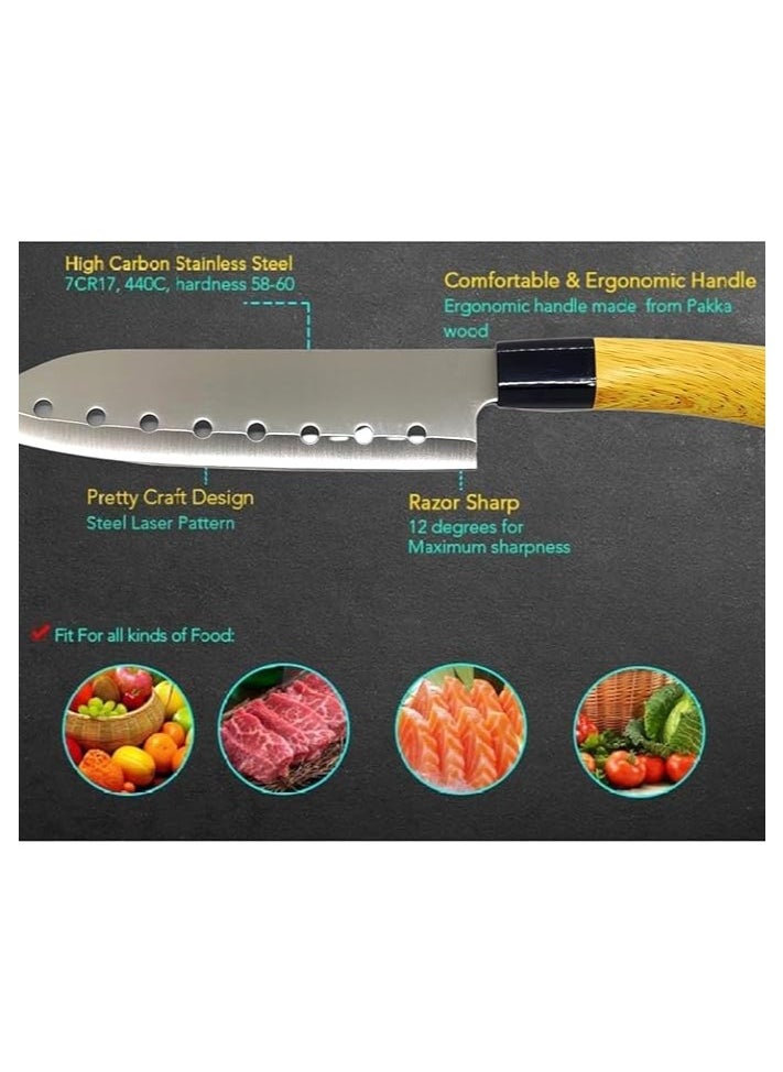 Spaceshoop Kitchen Knife with Wooden Handle  - Image 4