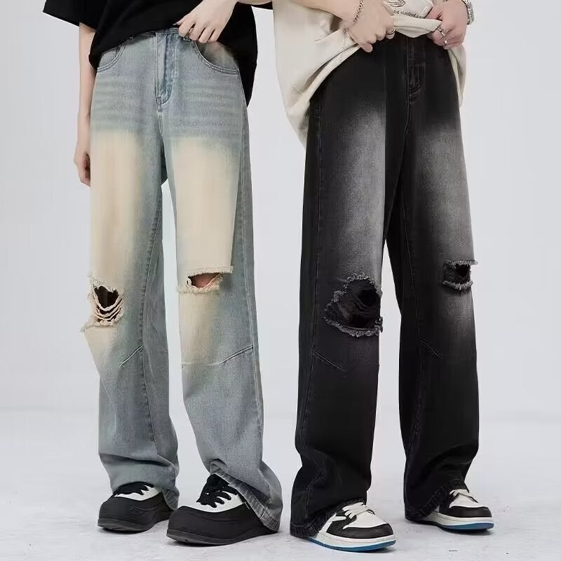 Unisex Casual Daily Denim Jeans - Image 2