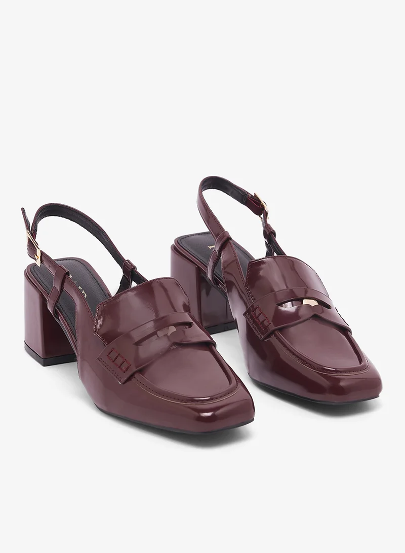 RAID  Block Heel Slingback Pumps for Women | Best Price UAE