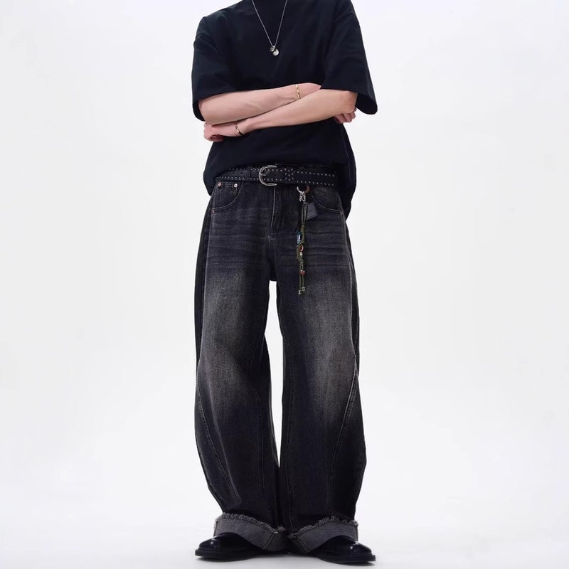Unisex Casual Daily Denim Jeans - Image 4