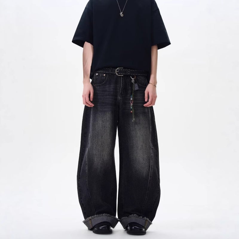 Unisex Casual Daily Denim Jeans - Image 1