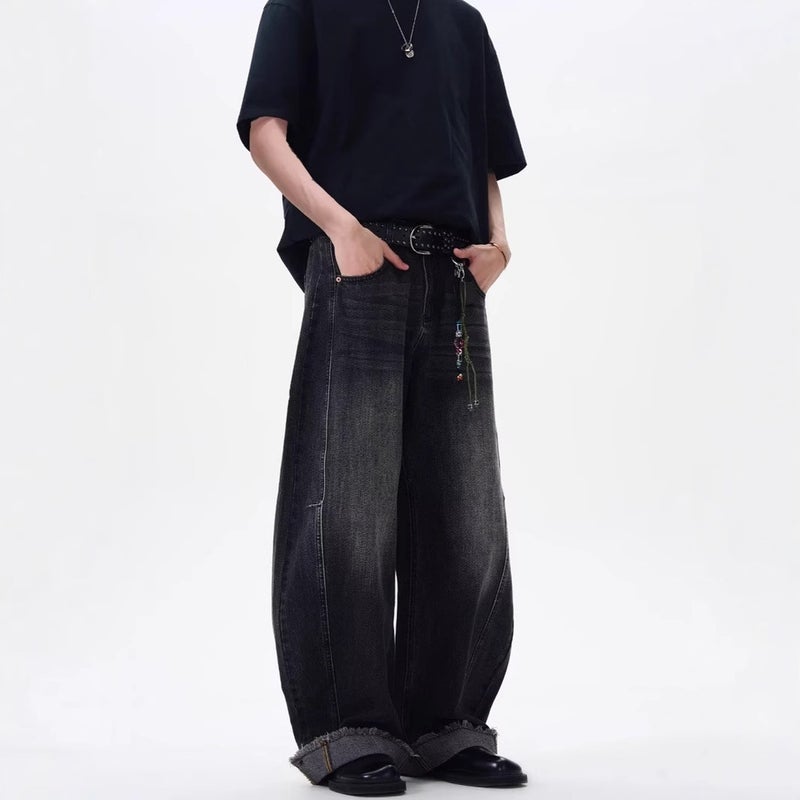 Unisex Casual Daily Denim Jeans - Image 3