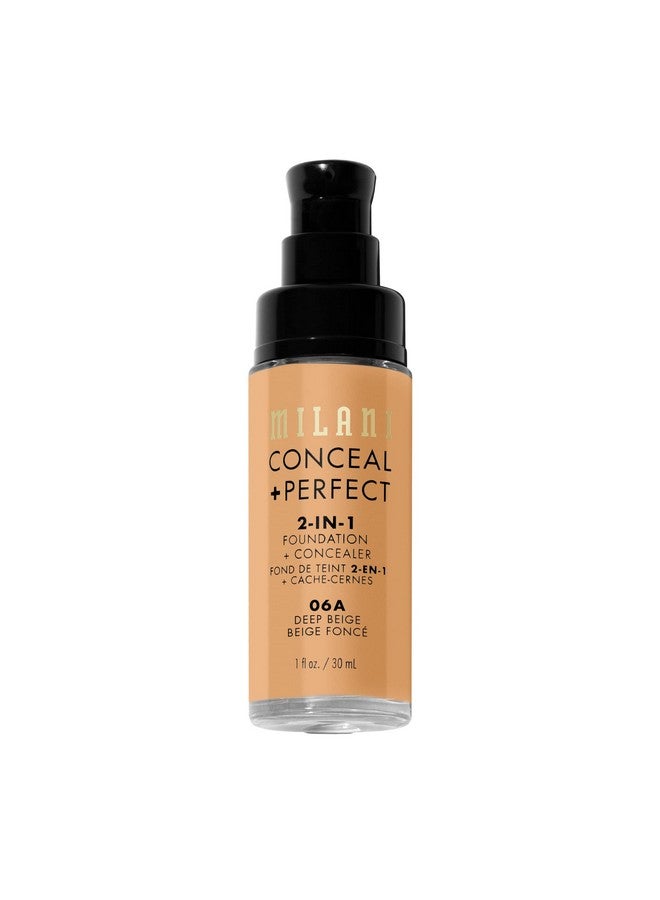 MILANI Conceal + Perfect 2 In 1 Foundation And Concealer 06A Deep Beige - Image 3