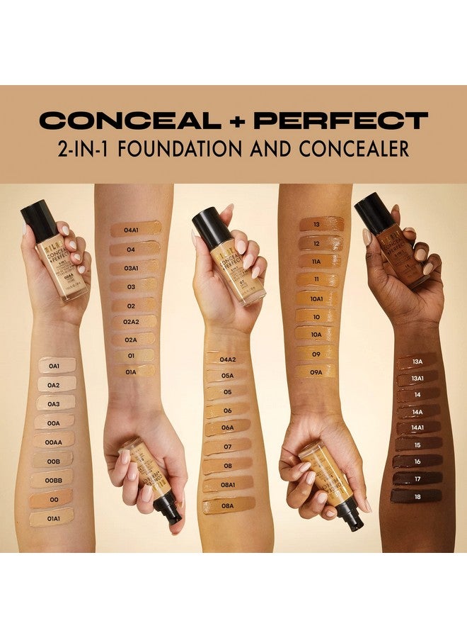 MILANI Conceal + Perfect 2 In 1 Foundation And Concealer 06A Deep Beige - Image 4