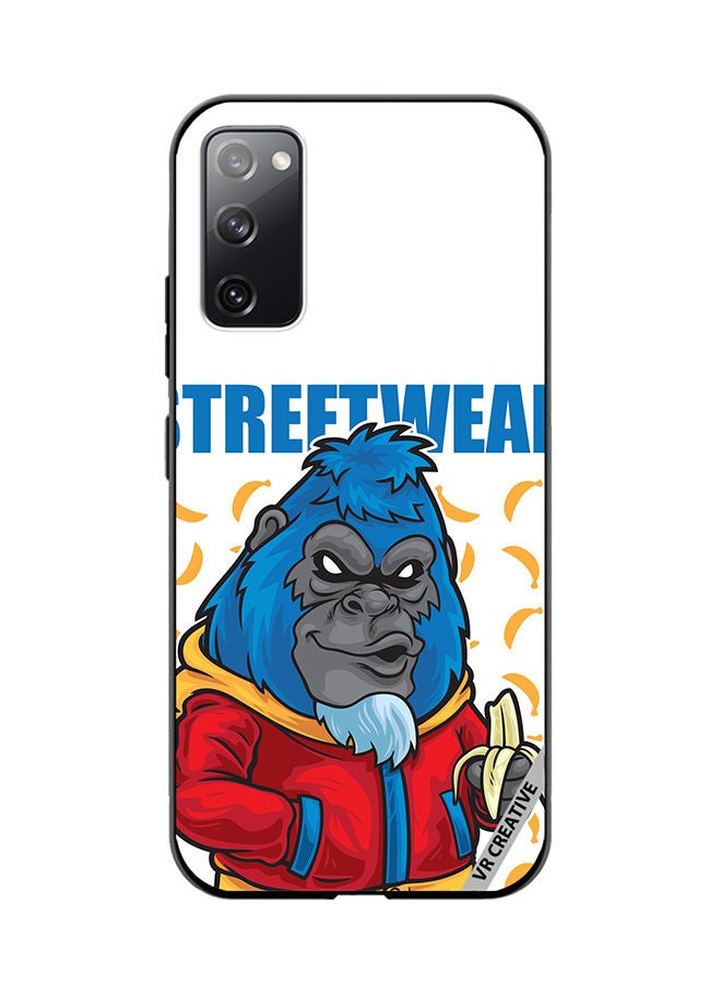 VR CREATIVE Protective Case Cover For Samsung Galaxy S20 FE 5G Gorilla Streetwear Design Multicolour - Image 1