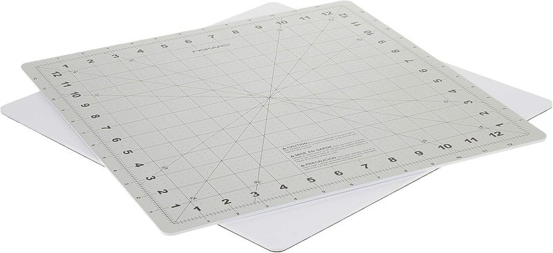 Fiskars 14" x 14" Rotating Cutting Mat - Self-Healing Mat for Quilting, Sewing, and Craft Projects - Gray - Image 3