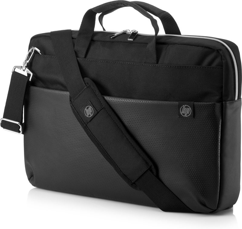 HP 4QF95AA Duotone 15.6in Laptop Briefcase - Black and Grey - Image 2