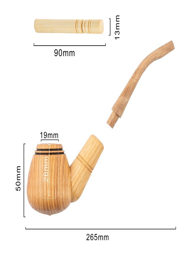Dr Watson Dr. Watson - Tobacco Pipes, Set of 3, Classic Shape, Handmade from Natural Materials - Image 3