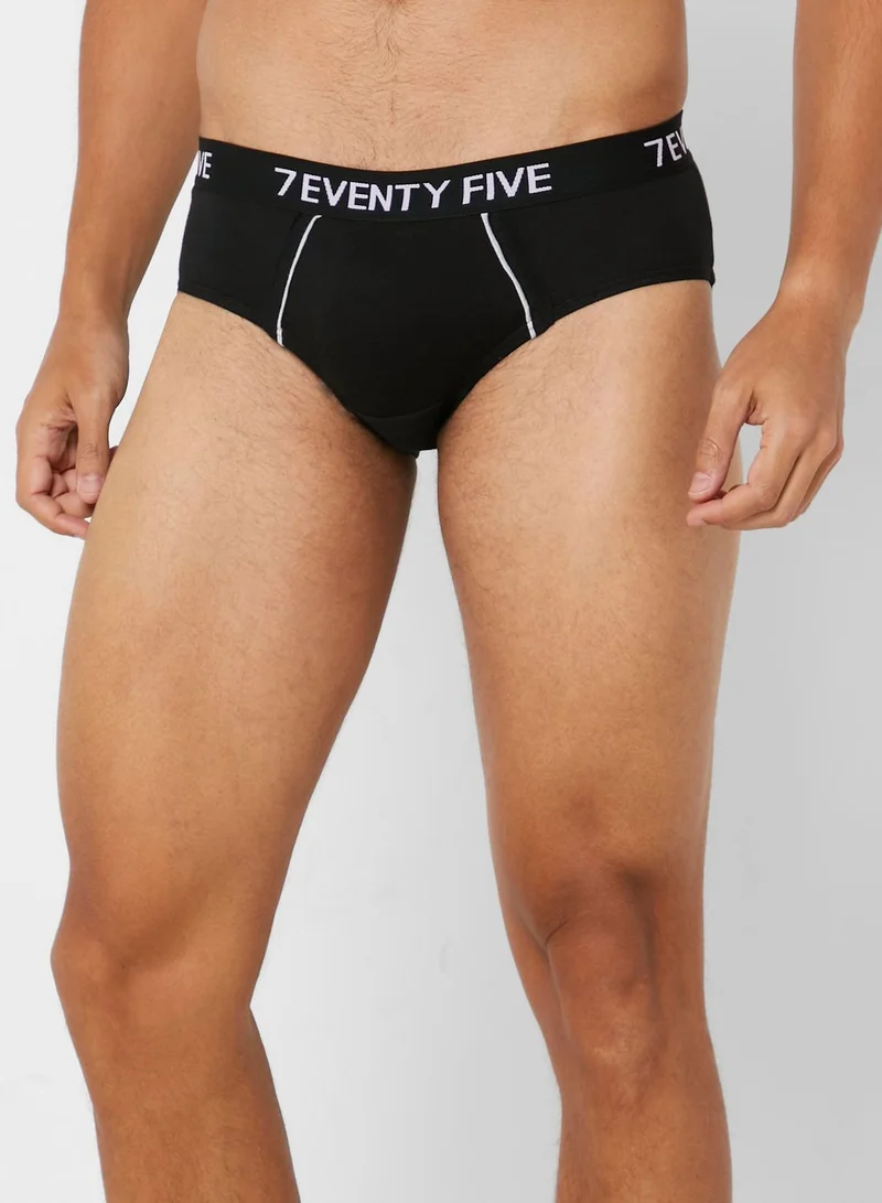 Seventy Five Basics Waist Band Hunk Brief With Antibacterial Finish