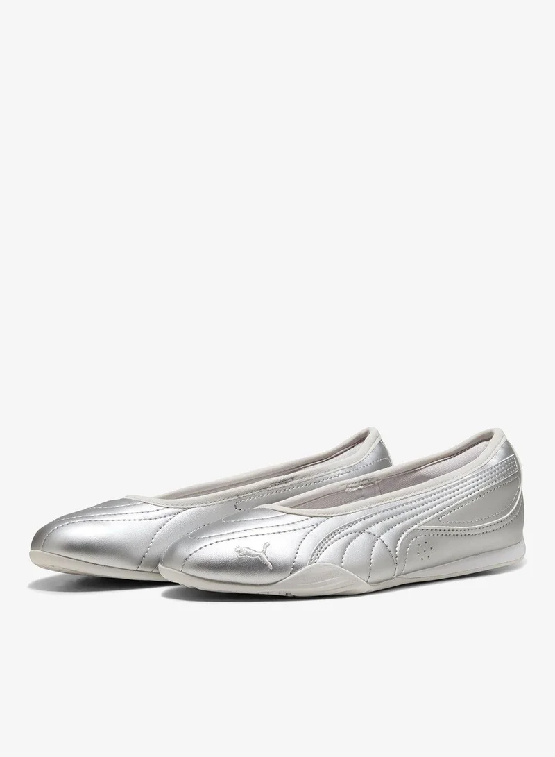 Puma PUMA Silver-Feather Gray Catch Soleil Ballerina Metallic Glam for Women | Best Price UAE