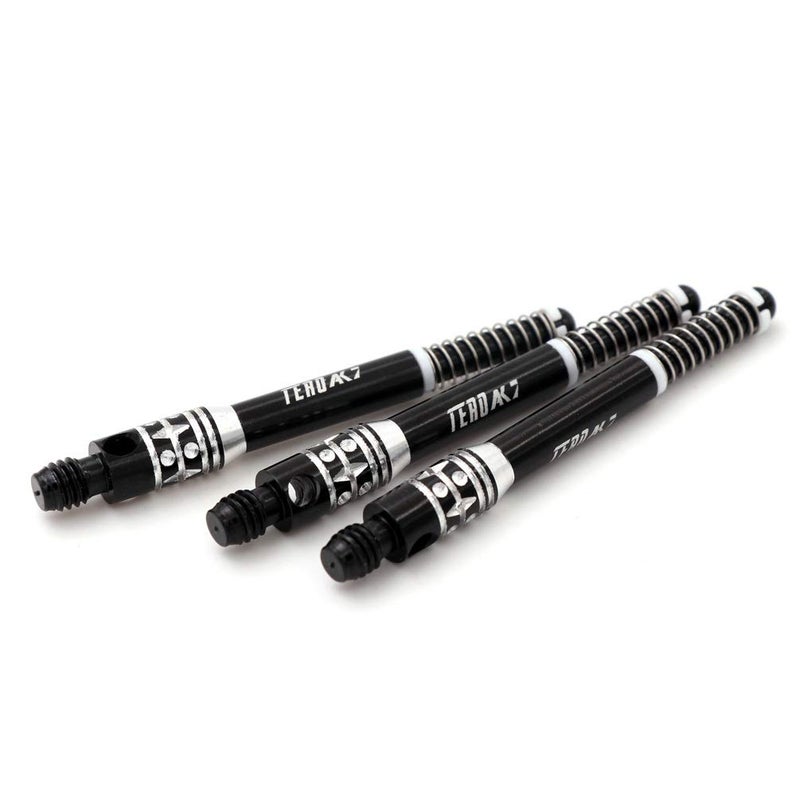 CUESOUL TERO AK7 Aluminum Dart Shafts Balck Built-in Spring Telescopic for Steel Tip Darts and Soft Tip Darts,Set of 3 pcs - Image 4