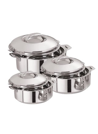 Stainless Steel Casserole Lightweight Easy to Handle Hotpot with Lid Silver-Madina 3Pc Set 2.5, 3.5, 5.0L - pzsku/ZD71788016BA13BF32CE8Z/45/1746073550/e5fddd99-a066-4f26-b8dd-8ad091caef9b
