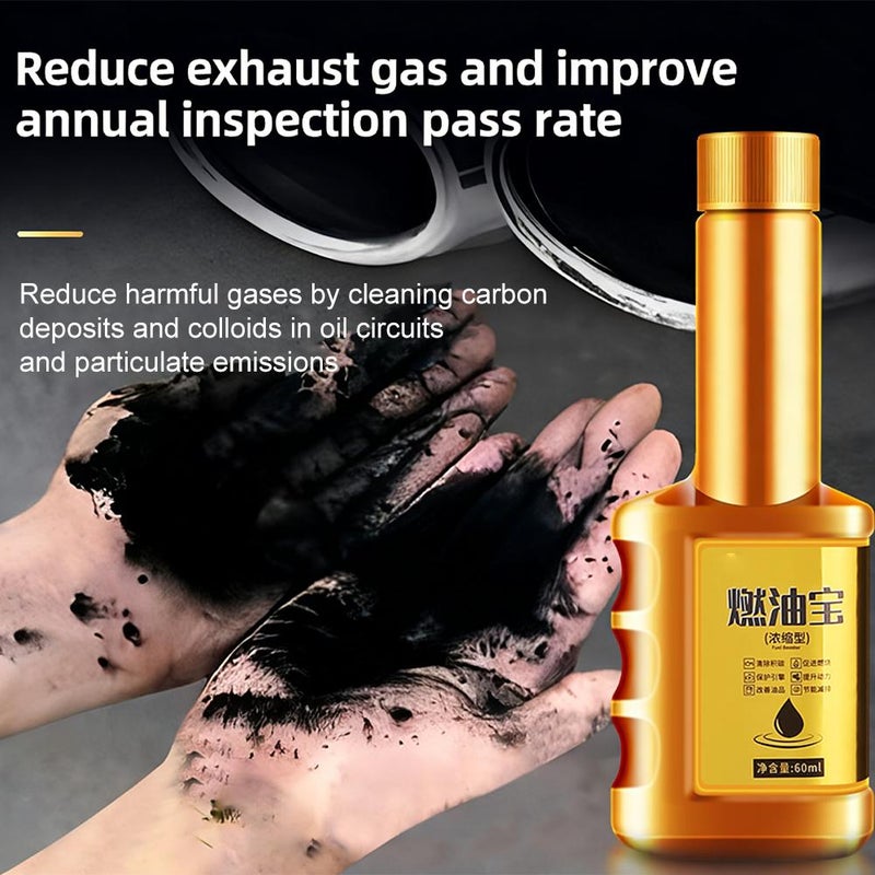 Fuel additive for removing carbon deposits and cleaning fuel lines, gold-label fuel additive for engine cleaning and improvement. - Image 3