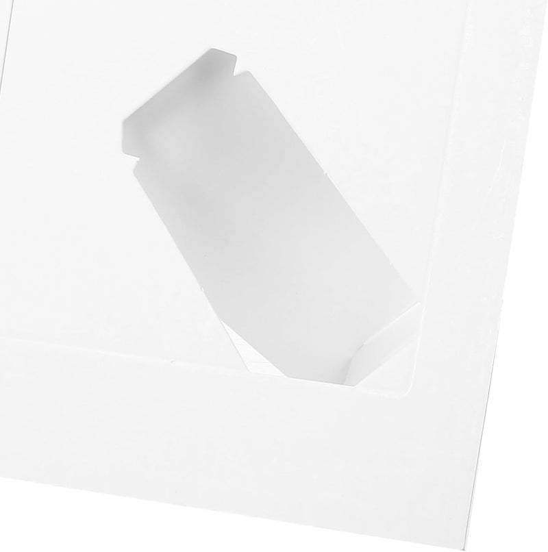 Uonlytech 10pcs 6-inch White Paper Photo Frames DIY Crafting Standing Tabletop Picture Frame for Home Decor Household Paper Made Display - Image 3