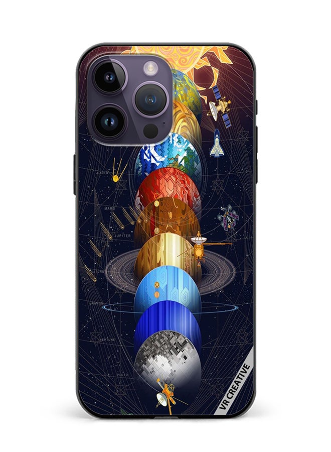 VR CREATIVE Protective Case Cover For Apple iPhone 15 Pro Max Earth Design Multicolour - Image 1