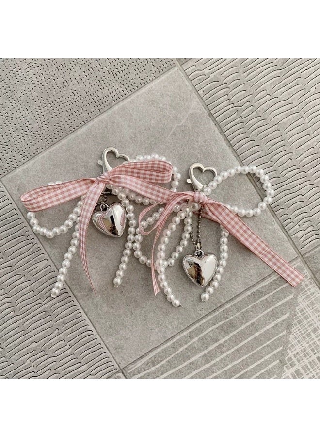 NIBEMINENT Phone Charm/ Chain Strap for Women Girls,Bowknot Cell Phone Case Lanyard Wrist Strap